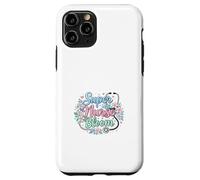 Carcasa para iPhone 11 Pro Super Nurse Bloom Tema Médico Floral