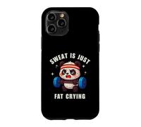 Carcasa para iPhone 11 Pro Sweat Is Just Fat Crying Panda Gym Workout