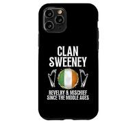 Carcasa para iPhone 11 Pro Sweeney Apellido Irlandés Apellido Heráldico Celta Clan