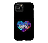 Carcasa para iPhone 11 Pro Synth Music Producer Analog Heart Digital Soul