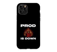 Carcasa para iPhone 11 Pro SysAdmin Prod Is Down Server On Fire Devops Tech Humor