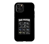 Carcasa para iPhone 11 Pro Tabla de identificación de Especies de Tiburones susurradores de Tiburones