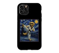 Carcasa para iPhone 11 Pro Taekwondo Golden Retriever Art Coreano Tae Kwon Do Dog