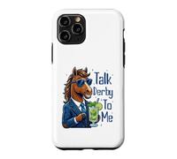 Carcasa para iPhone 11 Pro Talk Derby To Me Funny Cool Racing Horse Men Women