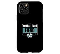 Carcasa para iPhone 11 Pro Tarjeta de béisbol Fiend Cool Baseball Fan Coleccionista de Tarjetas coleccionables