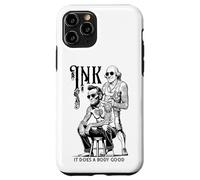 Carcasa para iPhone 11 Pro Tatuaje Lincoln Washington Tinta Divertida entintada Hace Bien un Cuerpo