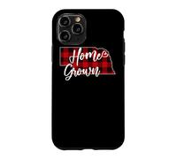 Carcasa para iPhone 11 Pro Tela Escocesa roja cultivada en casa de Nebraska Buffalo NE State Love