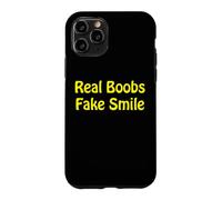 Carcasa para iPhone 11 Pro Tetas Reales. Sonrisa Falsa