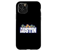 Carcasa para iPhone 11 Pro Texas Desert Landscape Austin Travel Retro Minimalista