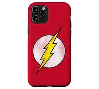 Carcasa para iPhone 11 Pro The Flash Logo Distressed White & Yellow