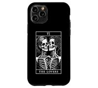 Carcasa para iPhone 11 Pro The Lovers Tarot Card Oculto Goth Lesbianas Esqueleto Halloween