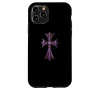 Carcasa para iPhone 11 Pro The Pave Diamonds Amethyst Cross
