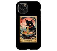 Carcasa para iPhone 11 Pro The Ramen Tarot Card Ramen Cat Tazón de Fideos japoneses Vintage
