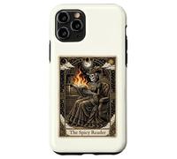 Carcasa para iPhone 11 Pro The Spicy Reader Tarot Card Skeleton Romantasy Amante de los Libros