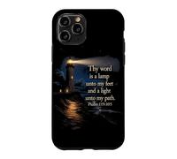 Carcasa para iPhone 11 Pro Thy Word is a Lamp Unto My Feet - Psalm 119:10 Faith Verse