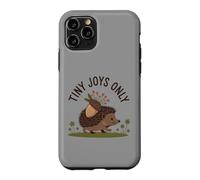 Carcasa para iPhone 11 Pro Tiny Joys Only Cute Erizo Bellota Floral Naturaleza
