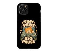 Carcasa para iPhone 11 Pro Tiny Paws Big Pause Gato Siesta Calma