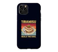 Carcasa para iPhone 11 Pro Tiramisú Cura El Alma Cocina Italiana Fans Divertido Retro