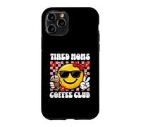 Carcasa para iPhone 11 Pro Tired Moms Coffee Club Happy Peace - Gafas de Sol Retro