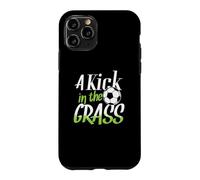 Carcasa para iPhone 11 Pro Tiro de portería de fútbol Kick In The Grass