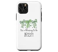 Carcasa para iPhone 11 Pro Tis a Blessing to be Irish Blessings St Patricks Lucky Women