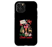 Carcasa para iPhone 11 Pro Tis The Damn Season Santa Reno Elfo Cóctel Navidad
