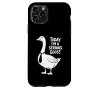 Carcasa para iPhone 11 Pro Today I'm a Serious Goose Funny Office Work Humor