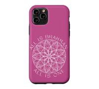 Carcasa para iPhone 11 Pro Todo es Brahman, Todo es uno, Yoga, Unicidad, Mandala Art