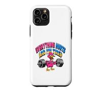 Carcasa para iPhone 11 Pro Todo me Duele, Estoy Cansado, Divertido Pato de Gimnasio