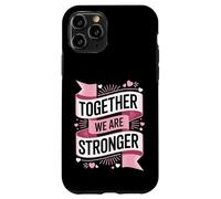 Carcasa para iPhone 11 Pro Together We Are Stronger Retro Banner Solidaridad Cita