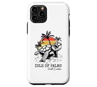 Carcasa para iPhone 11 Pro Tortuga Boba Retro de Isle of Palms Sea Turtle Preservation, Carolina del Sur