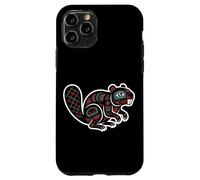 Carcasa para iPhone 11 Pro Tótem Constructor de espíritu Castor Estilo noroeste del Pacífico