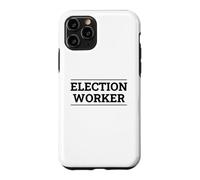 Carcasa para iPhone 11 Pro Trabajador Electoral Voluntario de Lugar de Votación