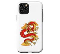Carcasa para iPhone 11 Pro Traditional Zodiac Lucky Red Oriental Chinese Dragon