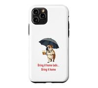 Carcasa para iPhone 11 Pro Tráelo a casa Muchachos Bulldog británico Bebiendo Cerveza