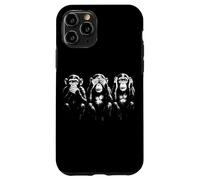 Carcasa para iPhone 11 Pro Tres Monos sabios | Arte de la Plantilla - Speak See Hear No Evil