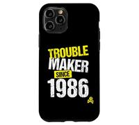 Carcasa para iPhone 11 Pro Trouble Maker Desde 1986 - Año de Nacimiento de Broma sarcástica