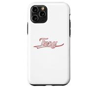 Carcasa para iPhone 11 Pro Troy New York Michigan Vintage Varsity Distressed Throwback