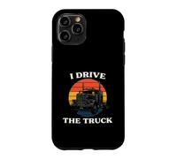 Carcasa para iPhone 11 Pro Truck Driver I Drive The Truck Retro Big Rig