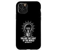 Carcasa para iPhone 11 Pro Tú Eres la luz del Mundo Mateo 5:14 Seguidor de Cristo