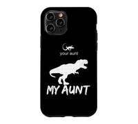 Carcasa para iPhone 11 Pro Tu tía, mi tía, Gracioso Lagarto, Linda tía, Familia de Dinosaurios