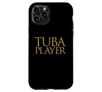 Carcasa para iPhone 11 Pro Tuba Player Musician Obscure Rhythm Instrument Tuba Musician