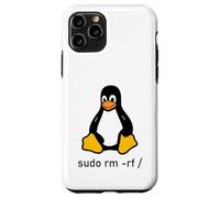 Carcasa para iPhone 11 Pro Tux Linux Penguin - sudo RM -RF/computadoras informáticas