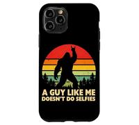 Carcasa para iPhone 11 Pro Un Chico como yo no Hace Selfies Bigfoot Sasquatch Rock On
