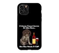 Carcasa para iPhone 11 Pro Una Mujer no Puede Sobrevivir Solo en Vino Ella también Necesita un GSP