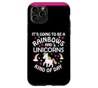 Carcasa para iPhone 11 Pro Unicorn Girls Funny It's Going to be a Rainbows and Unicorns