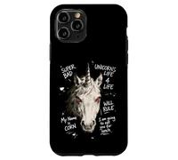Carcasa para iPhone 11 Pro Unicornio Ojos Rojos Mal Estilo Callejero Vibraciones
