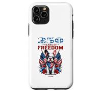 Carcasa para iPhone 11 Pro USA 250th Anniversary Celebra Cool Patriotic Boxer Puppy