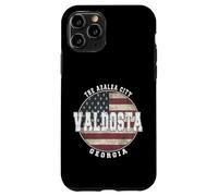 Carcasa para iPhone 11 Pro Valdosta Georgia, Bandera Americana Vintage