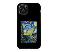 Carcasa para iPhone 11 Pro Van Gogh Noche Estrellada Luna Polilla Pintura Arte